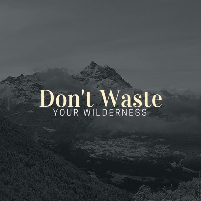 Dont waste your wilderness